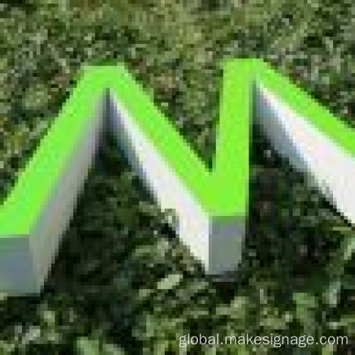 Frontlit LED Aluminum Typography Aluminium Frontlit LED Channel Letter Supplier